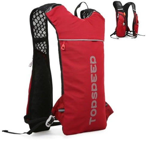 Kavolet 5L Trinkrucksack Rucksack, atmungsaktive Trinkweste, Hydration Pack Fahrradrucksack für Laufen, Camping, Wandern, Marathoner