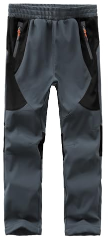 Zoofly Softshellhose Kind Skihose Kinder Thermohose Softshellhose Kinder Winddichte Winter Schneehose Jungen Mädchen Wanderhose Winddicht Warme Outdoorhose