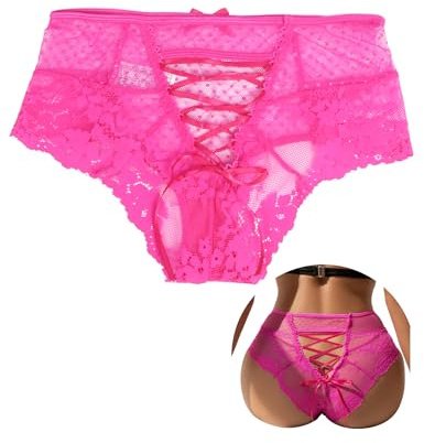 ohmydear Plus Size High Waisted French Knickers for Women, UK 10-24