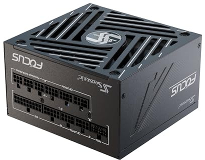 Seasonic Focus GX 850W Power Supply ATX 3.1 PCIe 5.1 (12V-2x6) 10 Years Warranty Cybenetics Platinum Fully Modular RTX 5080 AMD RX 9000 Ready