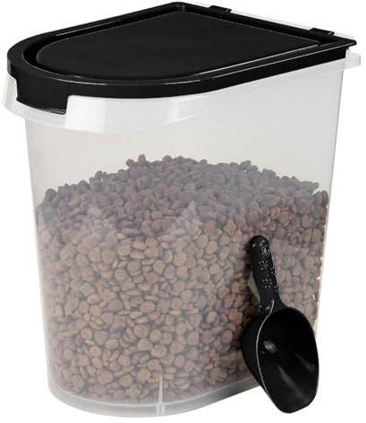 Thrink 20L Airtight Pet Food Storage Container with Scoop – BPA-Free, Stackable Dispenser for Dry Dog, Cat, Bird Food & Treats