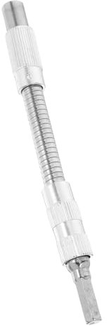OSALADI Flexible Drill Extension for Electric Drill Screwdriver Bit Holder Steel Flexible Shaft Extension 145mm Silver