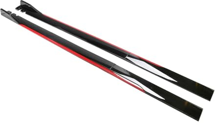 WXJFFF Faldones Laterales para Kia Ceed Hatchback 2012 2013 2014 2015, Falda Lateral de Extensión Estribos AntiarañAzos Anti Choques Protector DecoracióN Accesorios,GlossyBlack-B