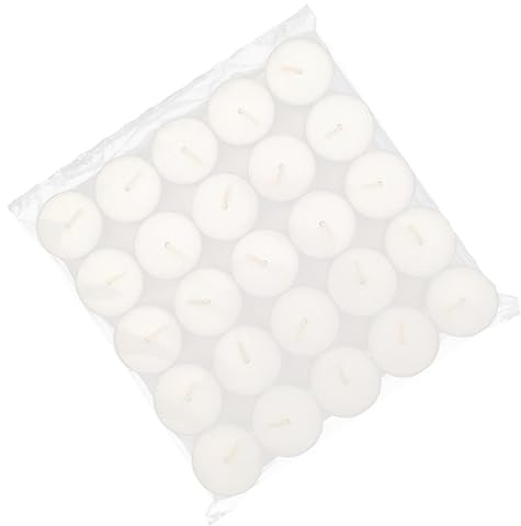 iplusmile Candele Profumate A Set Da 50 Candele Da Tè in Cera Di Paraffina Naturale Senza Tremolante Per Decorazioni Nuziali
