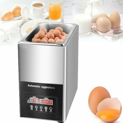 800W Commercial Automatic Egg Cooker, Commercial Hot Spring Egg Cooker, Easily Cooks 50 Eggs - Large Capacity, and Automatic Hot Spring Egg Cooker~/