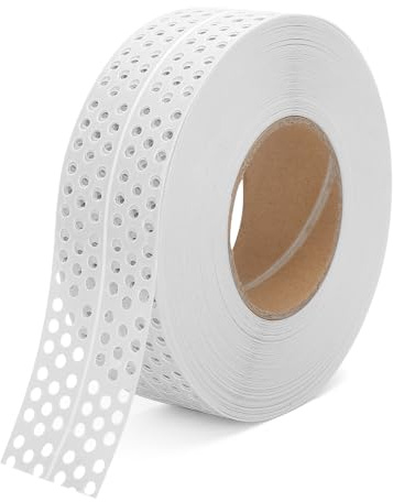 HENGBIRD Cinta adhesiva para juntas de cartón yeso, 30 m x 5 cm, para paneles de yeso, PVC, protección de bordes, cinta de sellado para unir placas GK, techos de pared y para reparar grietas en