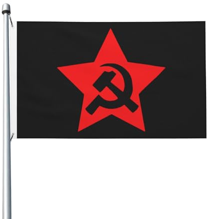 Hammer und Sichel 3x5FT Flagge Dekorative Außenflagge