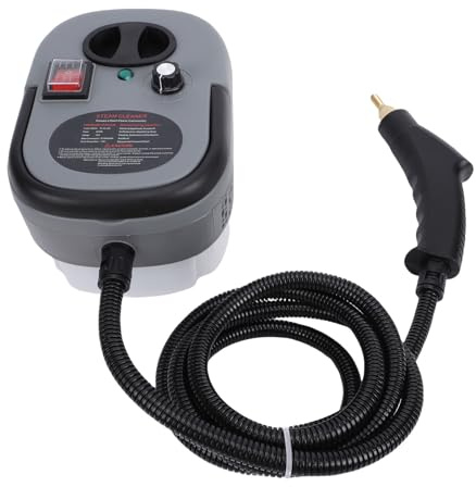 Jectse Limpiador a Vapor Presurizado, 2500 W, Portátil, Alta Temperatura, Potente Máquina de Limpieza a Vapor, Limpiador a de Mano para Uso Doméstico, Cocina, Grasa, Coche (Enchufe europeo 220V)