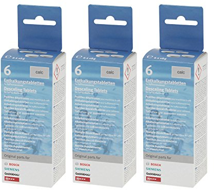 3 x 6 BOSCH SIEMENS Entkalkungstabletten