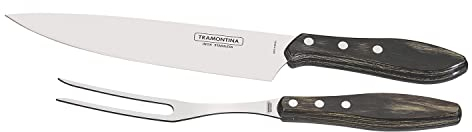 Tramontina Tranchierset, Tranchierbesteck, 2-teilig, aus rostfreiem Edelstahl, FSC