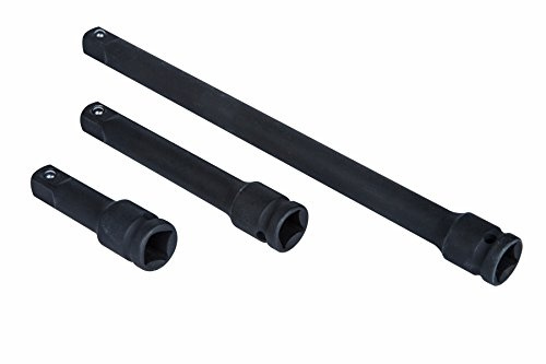 Blue Spot Tools 02071 Impact Extension Bar, Black, 1/2-Inch, Set of 3 Piece
