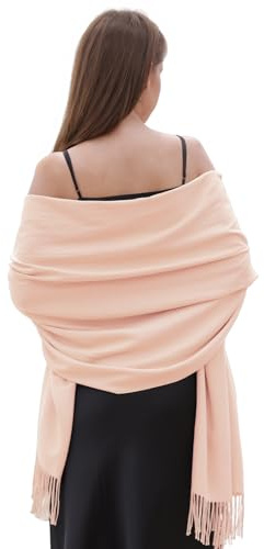 RIIQIICHY Hiver Chaud Écharpe Pashmina Châle Etole Foulard Femmes Longues Grandes Douces