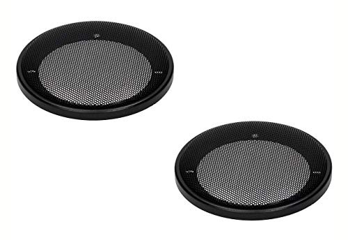 Audioproject A316 - Lautsprecher Gitter für 100mm DIN Lautsprecher Kunststoffring mit Metallgitter schwarz