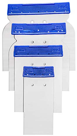 Bilbau Spachtelsatz japanischer Art, 4-teilig, 50 mm, 75 mm, 100 mm, 120 mm, Edelstahl