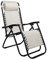 Totò Piccinni Sedia Gravity gravità Zero Sdraio da Giardino Poltrona Relax Pieghevole Salvaspazio Tubolari Acciaio 24mm Reclinabile Tessuto in Textilene, Mare Spiaggia Piscina Arredo Esterno (Beige)