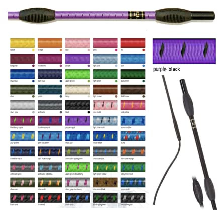 JA Horse Fleck Feldmann Balance Sports Dressurgerte Gerte Reitgerte (lila Lavender-schwarz, 110 cm)