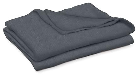 CosìCasa Coperta Plaid Morbida e Calda | Colorata in Pile Tinta Unita | Per Divano e Inverno Caldo e Stiloso, Perfetta Come Idea Regalo (Tinta Unita Fumo, 130X160)