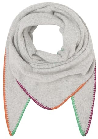 FASHION YOU WANT XXL Schal flauschig schal-tuch damen dicker dreieckstuch groß Wolle UNI NAHT BUNT Farben kuschelig