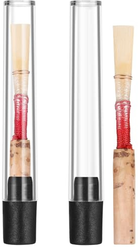 ULDIGI 2 Stück Rohrblätter für Oboe aus Bambus Leichte und Einfach Tragbare Oboenrohre für Performance Anlässe Professionelles Instrumentenzubehör Zufällige Farbe