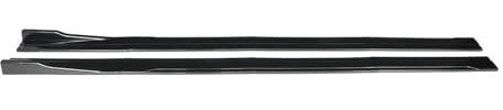 Seitenschweller Seitenschwellerverlängerungen Auto-Seitenschwellersplitter Diffusor-Winglet-Flügel Für KIA Für SPORTAGE Für Rio Für Optima K5 Für Sorento Für FORTE Splitter(Kohlefaser-Optik)