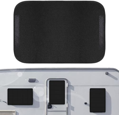 Housse de fenêtre de véhicule récréatif, pare-soleil pliable, protection UV amovible, bouclier bloquant la chaleur, idéal pour l'intimité de camping-car, van, camping, auvent extérieur et installation