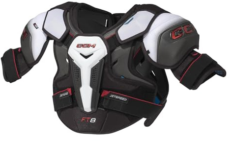 CCM JetSpeed FT8 Junior - Protezione per spalle da hockey su ghiaccio, misura (L)