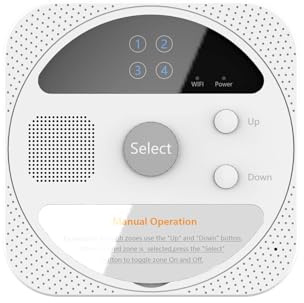 Mengshen Wi-Fi Smart Sprinkler Controller Indoor WiFi, controllo di irrigazione a seconda delle condizioni atmosferiche, compatibile con Alexa Google Home APP Controllo acqua timer per esterni