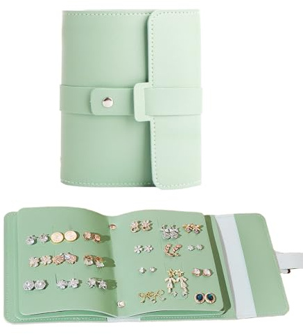 BAGUBDR Earring Storage Organiser,Earring Storage,Jewellery Organiser,Gifts for Female Jewelry Enthusiasts are Suitable for Business Trips, Vacations or Special Occasions