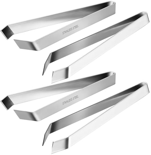 DIYEAH Pinces à Arêtes de Poisson en Acier Inoxydable – Lot de 2 sets de Multifonctions Cuisine Outils de Précision pour Plumer Poulet et Préparation Culinaire