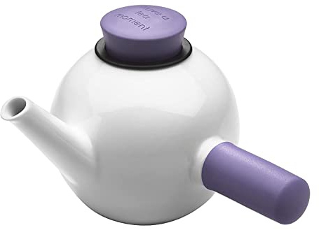 QDO Théière en Porcelaine avec poignée latérale Violet