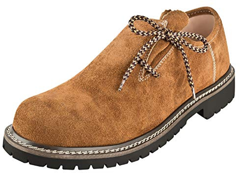 TR Martha Trachtenschuh Haferlschuh (44, Hellbraun)