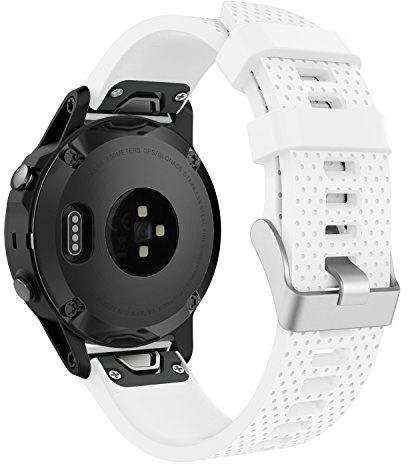 MoKo Armband Kompatibel mit Garmin Fenix 7S/7S Pro/Fenix 6S/6S Pro/Fenix 5S/5S Plus/Instinct 2S/Epix Pro Gen 2 42mm, 20mm Quick Fit Silikon Sportarmband Uhr Band Ersatzarmband Uhrenarmband