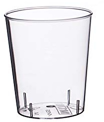 Pro DP 2700 Einweg Schnapsgläser Shot Stamperl Einweggläser Probierbecher glasklar Spritzguss bruchfest 20ml 2cl Eichstrich recycelbar