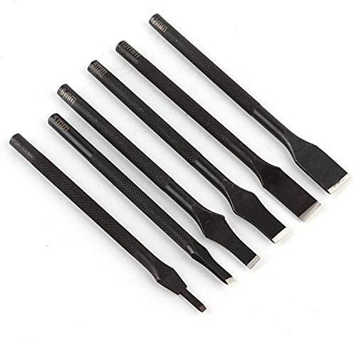 Oumefar Perforadora de punta plana recta ranurada 6 uds. Holepunch