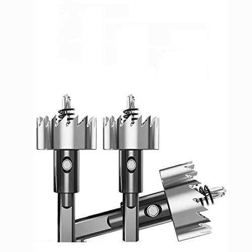 Bohrer-Set 15-50 mm Lochsäge Lochsäge Cutter Bohrset Handwerkzeug für Edelstahl Holz Metalllegierung Schneidspitze Bohrer, 100 mm