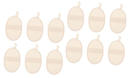 12 Pz Bagnodoccia in Luffa Spa Cosmetica Naturale Guanti Da Luffa Esfoliante Spugnetta Per Il Viso Rimuovere La Spugnetta Corda Di Nylon Corpo Viaggiare Tampone Di Pulizia