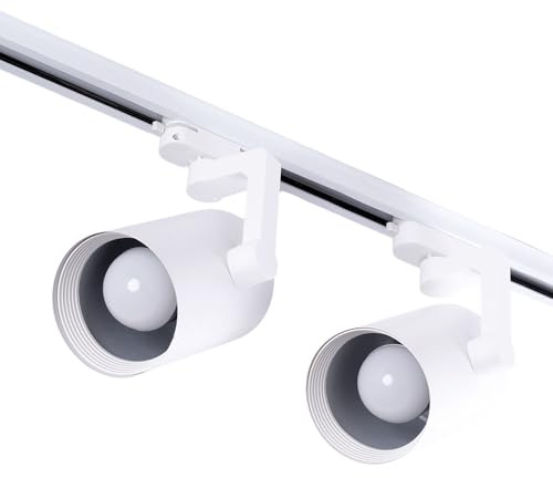 Pack 2 Foco de Carril Monofásico E27 PAR30/A65 - Blanco | Greenice