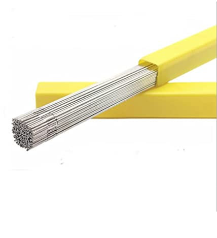 Schweißelektrode Edelstahl Schweißdraht Argon Lichtbogen Schweißdraht 304 Gerader Stab Schweißen, mercerisierter heller Draht Schweißstab (Farbe: 10 Stück, Größe: 2,5 mm)