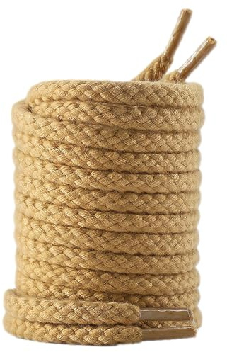 Anopo 2 Paia Lacci in Corda Rotondi Larghezza 6.5mm Lunghezza 120cm-160cm | Lacci di Ricambio per Scarpe Sportive
