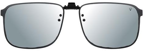 CREYESTAL Polarisiert Sonnenbrillen Aufsatz Brille, Sonnenbrille Clip, Anhebbar und Ultraleicht, Herren, Damen 100% UV400