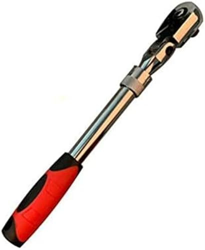 Strumento di riparazione, chiave multifunzionale, chiave a cricchetto telescopica da 72 denti Rilascio rapido automatico rapido 1/4 1/2 3/8 Può regolare la chiave a cricchetto for ponteggio a 90 gradi