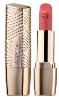 Deborah Milano Red Lippenstift Nr. 9 Golden Caramel, volle und leuchtende Farbe, mit Hyaluronsäure für extremen Komfort und langen Halt