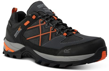 Regatta Zapatos de Senderismo Bajos Samaris III para Hombre, Calzado Impermeable para Senderismo
