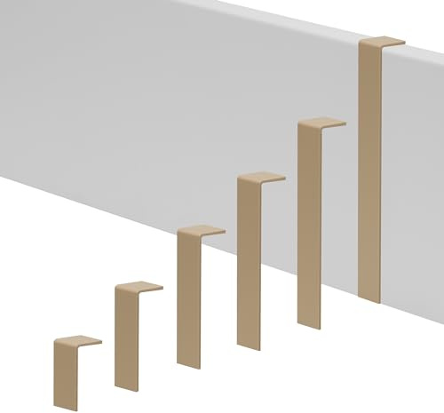 REESE Verbinder für Sockelleisten | 18 x 40 mm | Eiche | passgenau | Profil Weimar | einfache Montage ohne Bohren | strapazierfähig