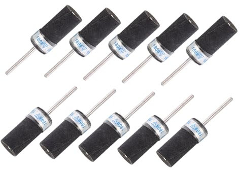 SEWACC 10stücke Schleifpapierstäbe Zur Polierung Von Schmuck Mit Körnung Aus Schleifpapier Für Schleifwerkzeuge Und Metalloberflächen Kompatibel Mit Rotationsgeräten