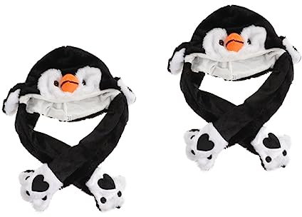 Gogogmee 2stücke Plüsch Tier Mütze Mit Beweglichen Ohren Lustiger Hasen-hut Für Karneval Halloween Und Partys Für Fotoshootings Und Besondere Anlässe