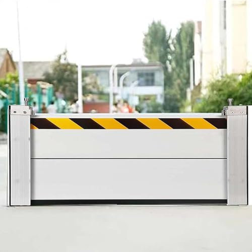 Generisch Hochwasserschutz Barriere Tur Hochwasserschutz Barriere Kellerfenster Hochwasserschutz Dammbalkensystem Einfach Zu Bedienen Geeignet für Garageneinfahrten Durchgänge Straßen,Silber,60x40cm