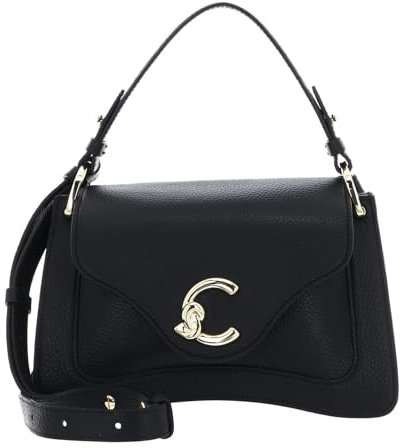 Coccinelle Pelle borsa a tracolla borsetta C-Me Grained Leather Handbag