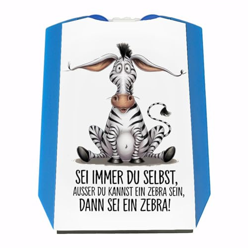 speecheese Sei Immer du selbst, ausser du Kannst EIN Zebra Sein Parkscheibe Zebra-Parkscheibe mit lustigem Spruch - für humorvolle Autofahrer