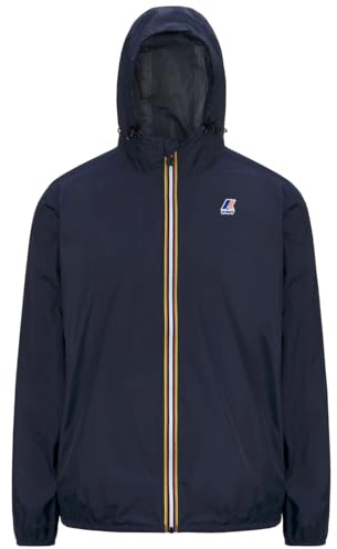 K-Way Giacca corta K-way modello LE VRAI 4.0 CLAUDE realizzata in nylon traspirante, dalla vestibilità regolare, colore Blue Depth
